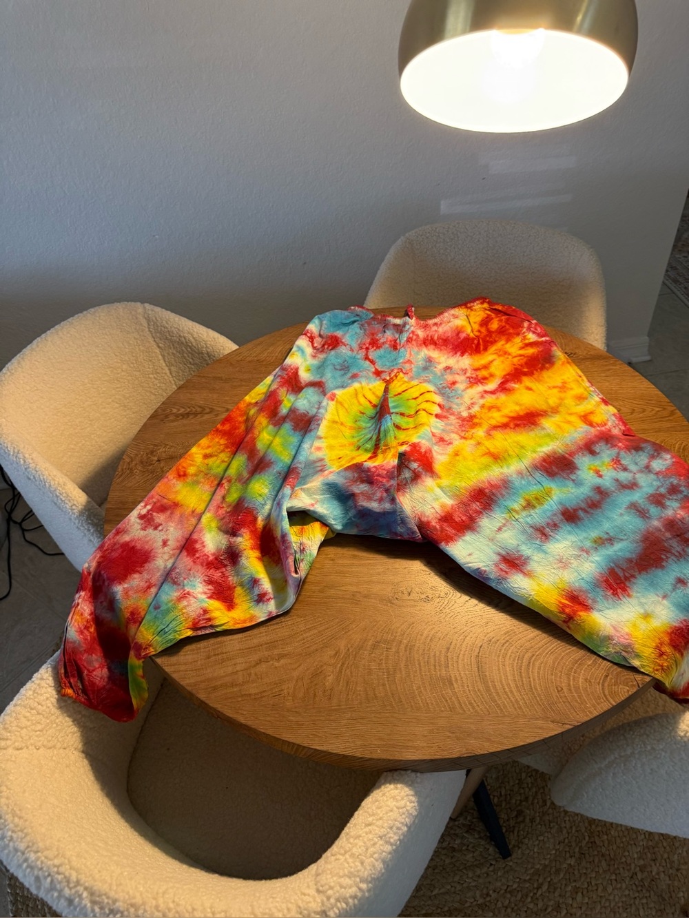 NWT Tie-Dye Harem Pants in Multicolor